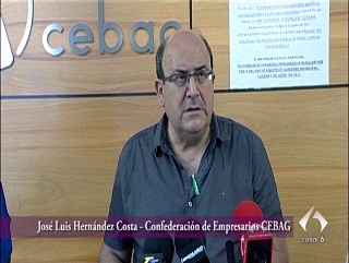 Rueda de prensa José Luis Hernández Costa presidente CEBAG . Plan General